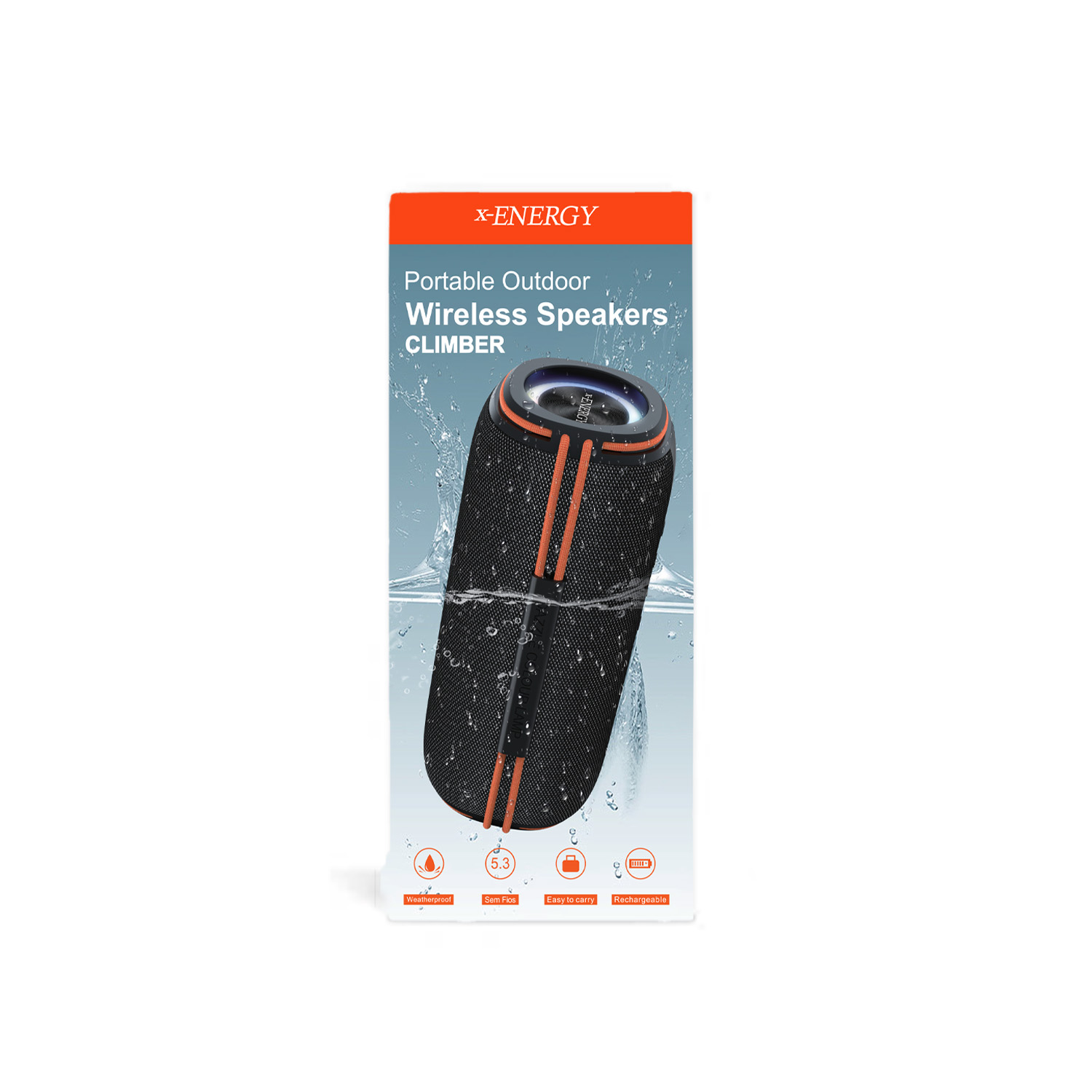 اسپیکر بلوتوثی قابل حمل ایکس-انرژی مدل Climber - تصویر 2